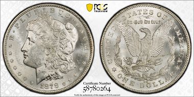 1878-CC $1 MS62