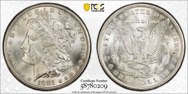 1881-CC $1 MS63