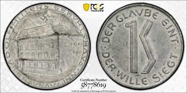 (1933-45) Tk Schil Birth House of Hitler AU58