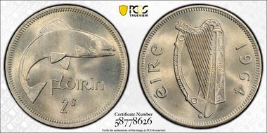 1964 Florin MS65