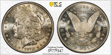 1878-S $1 MS62