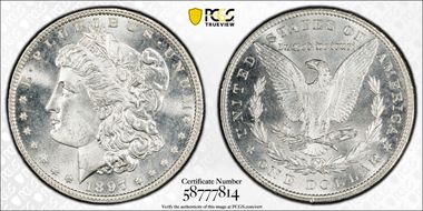1897 $1 MS66+