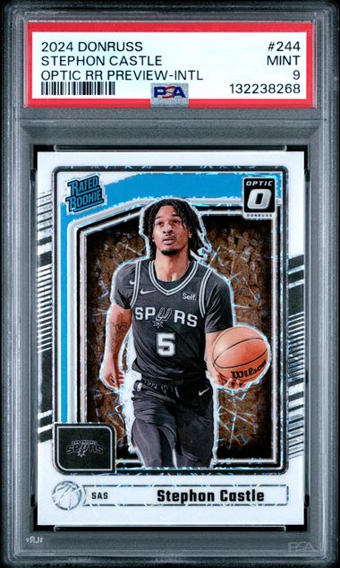 2024 Panini PANINI DONRUSS OPTIC RR PREVIEW-INTL #244 Stephon Castle front