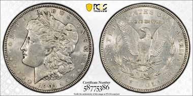 1901 $1 AU58