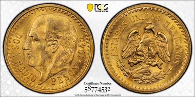 1945 2 1/2 P KM-463  Au MS67