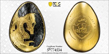 (2019) $1 Golden Dragon Egg PR70