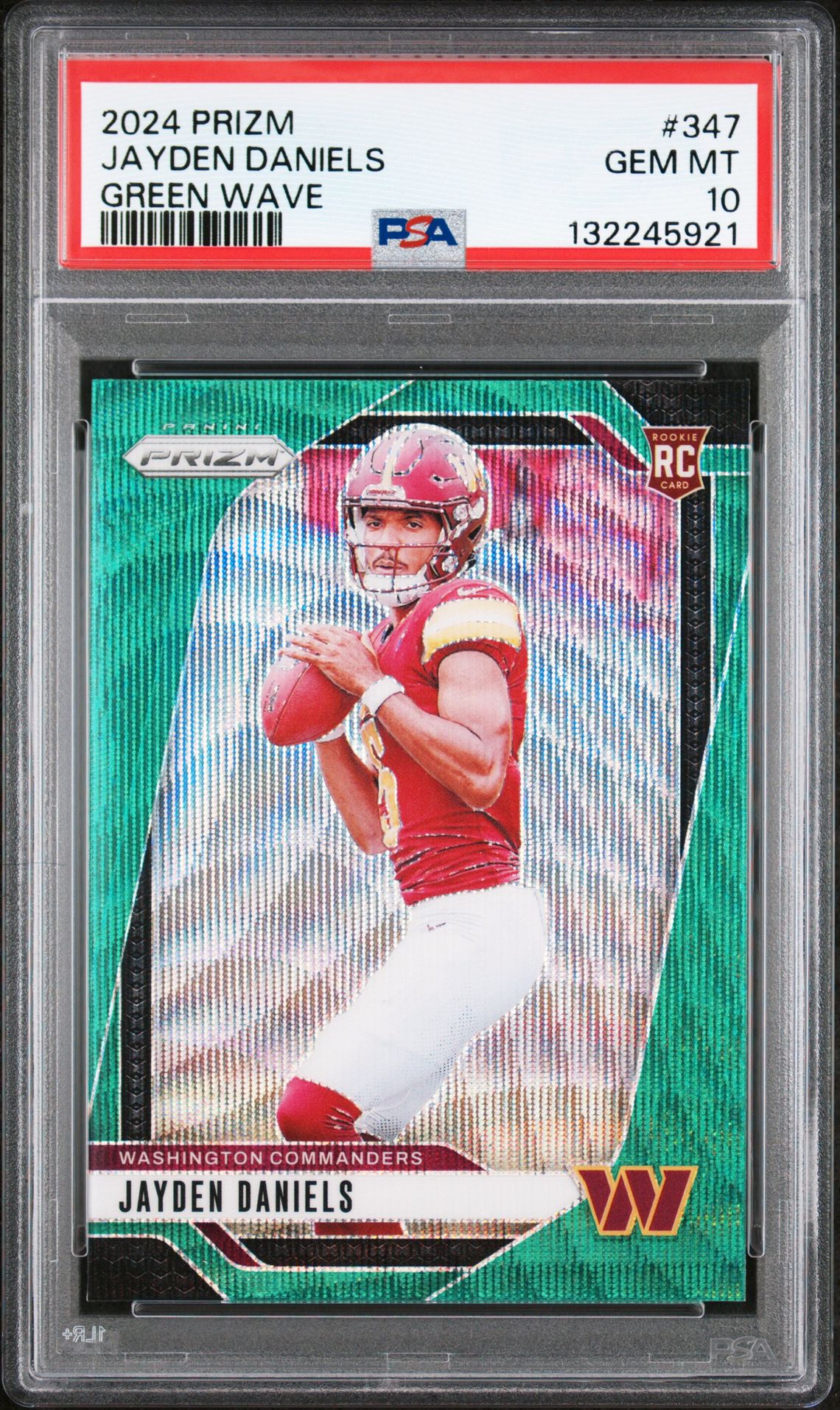 2024 Panini PANINI PRIZM DISCO PRIZM #347 Jayden Daniels front