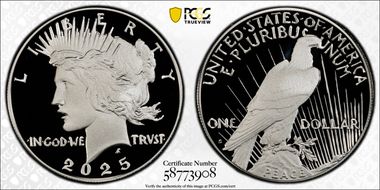 2025-S $1 Peace Dollar PR70DCAM