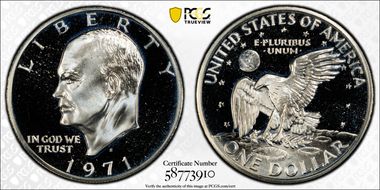 1971-S $1 Silver PR69CAM