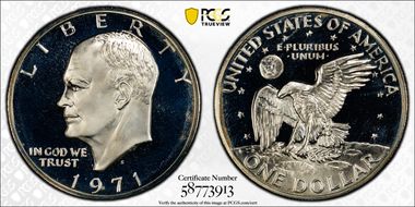 1971-S $1 Silver PR68CAM