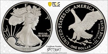 2025-S $1 Silver Eagle PR69DCAM