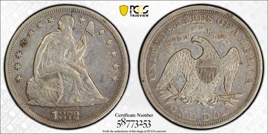 1872 $1 N1