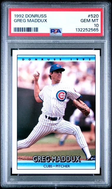 Panini Greg Maddux front