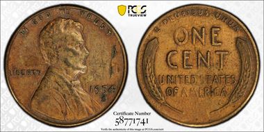 1954-S 1C N1BN