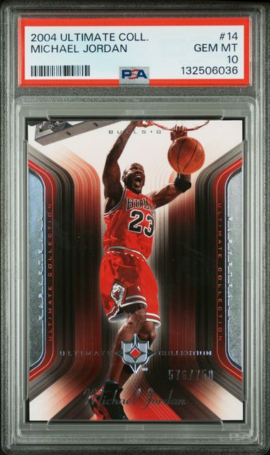 2004 Ultimatecoll #14 Michael Jordan front
