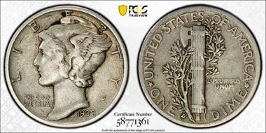 1938-D 10C VF35