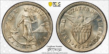 1921 10C MS63