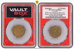 Jamaica 1/2 Penny WTC Ground Zero Recovery 09-11-2001 GN1