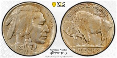 1923-S 5C AU53