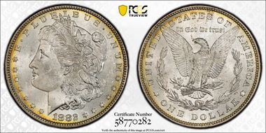 1882 $1 MS65