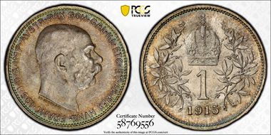 1915 Corona KM-2820  Ag MS65