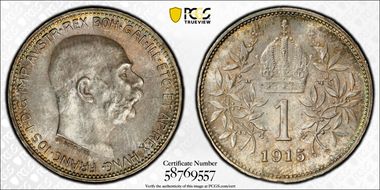 1915 Corona KM-2820  Ag MS65