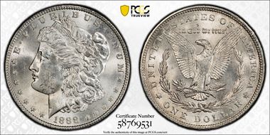 1888 $1 MS65