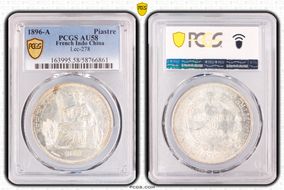 1896-A Piastre Lec-278 AU58