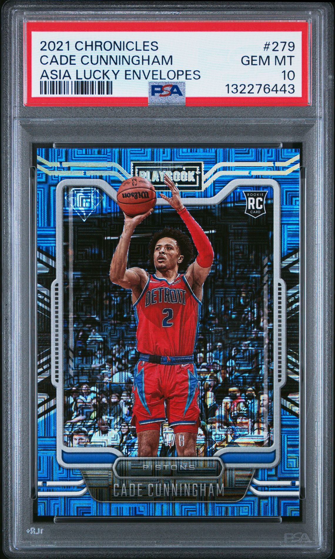 2021 Panini Chronicles Cade Cunningham #279 (Asia Lucky Envelopes) Gem Mt 10 front