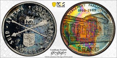 1985 Rand 75th Ann Parliament PR66CAM