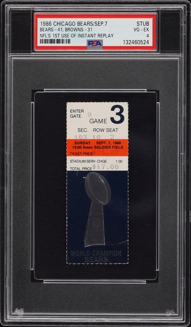 NFL'S 1ST USE OF INSTANT REPLAY