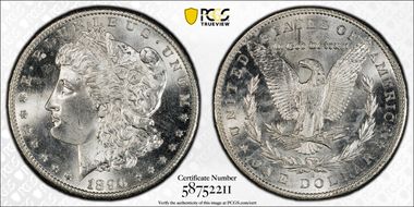 1896-S $1 MS66
