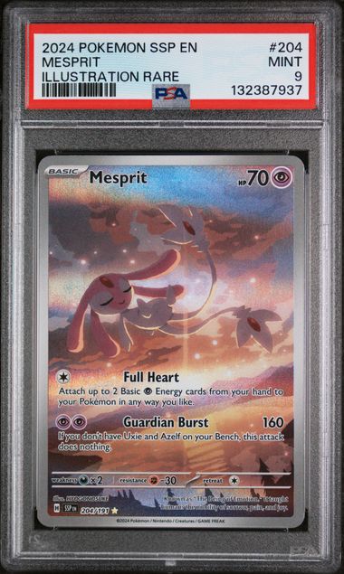 2024 Pokemon Illustration Rare #204 Mesprit front