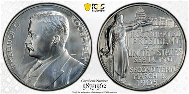 (2013) Medal Theodore Roosevelt  .999 Fine Silver MS69