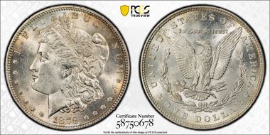 1879 $1 MS62