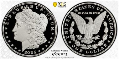 2025-S $1 Morgan Dollar First Strike PR70DCAM