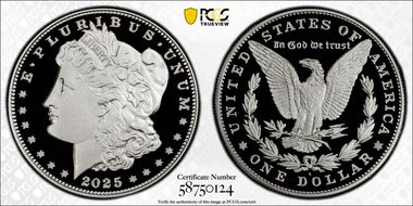 2025-S $1 Morgan Dollar First Strike PR70DCAM