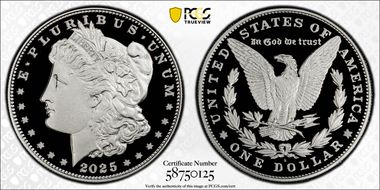 2025-S $1 Morgan Dollar First Strike PR70DCAM