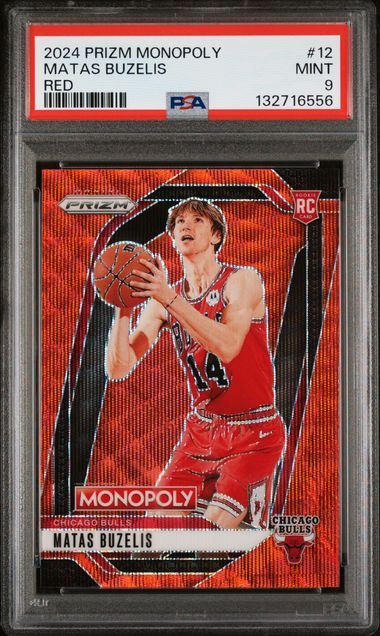 2024 Panini Prizm Wave #12 Matas Buzelis front