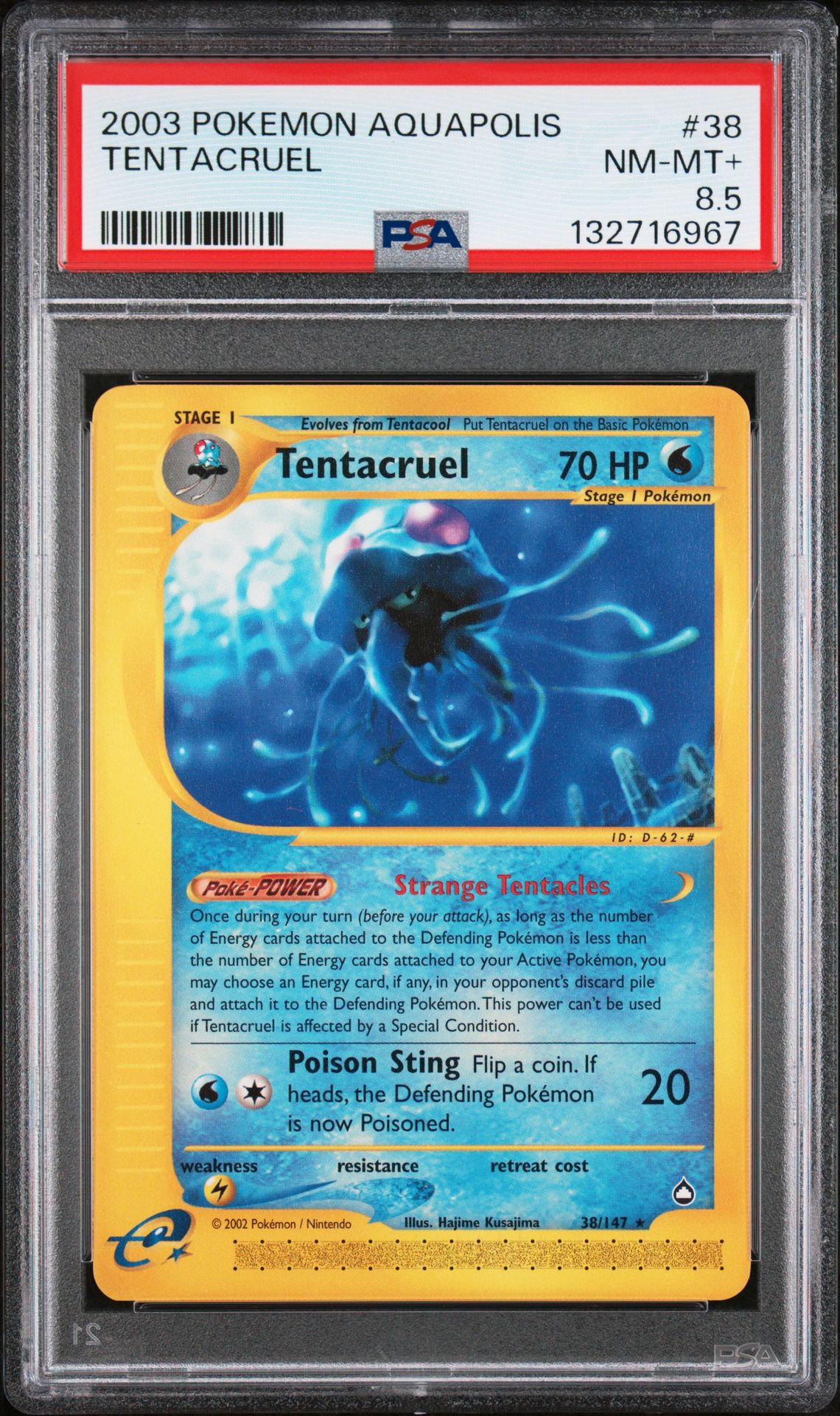 2003 Pokemon POKEMON AQUAPOLIS #38 Tentacruel front