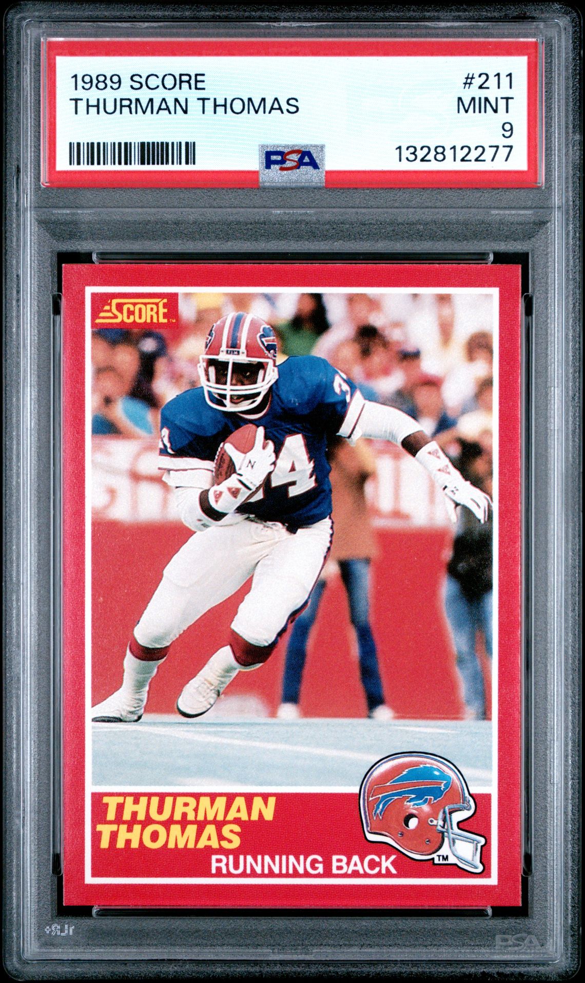 1989 Score #211 Thurman Thomas front