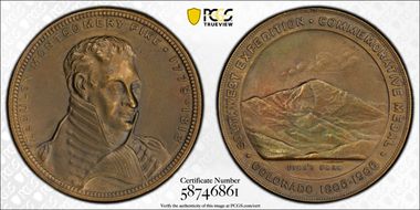 1906 SC$1 HK-338, Pike's Peak Centennial MS63BN