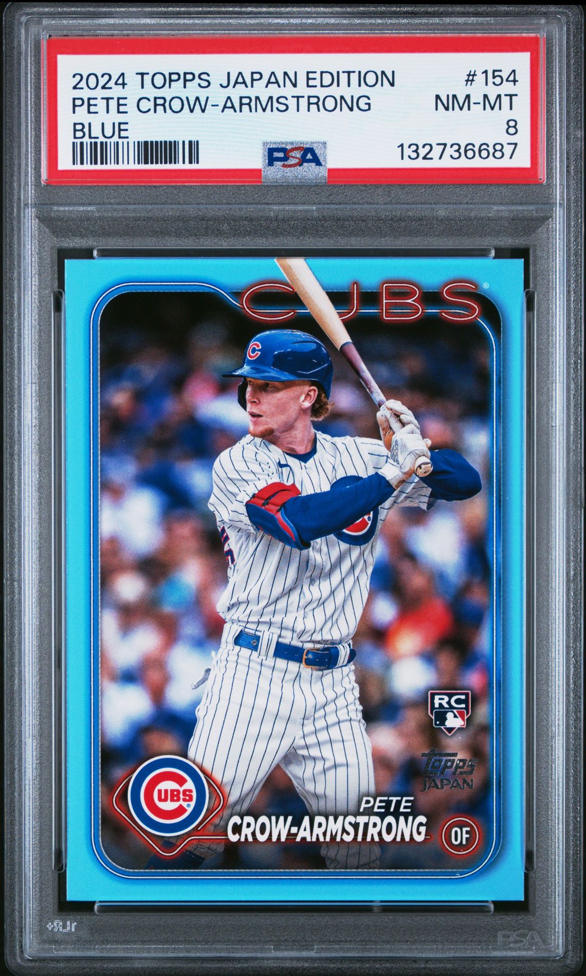 2024 Topps TOPPS BASEBALL JAPAN EDITION BLUE #154 Pete Crow-Armstrong front