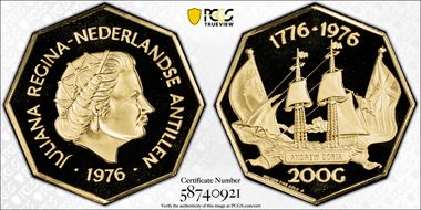 1976-FM 200 G U.S. Bicentennial PR70DCAM