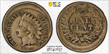 1862 1C VF25