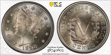 1898 5C MS67+