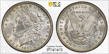 1892-O $1 MS64