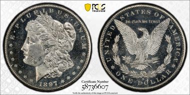 1897-S $1 MS63DMPL