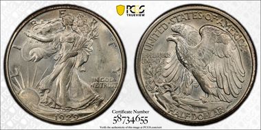 1929-D 50C MS64