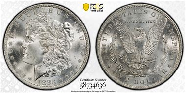 1883-O $1 MS65+